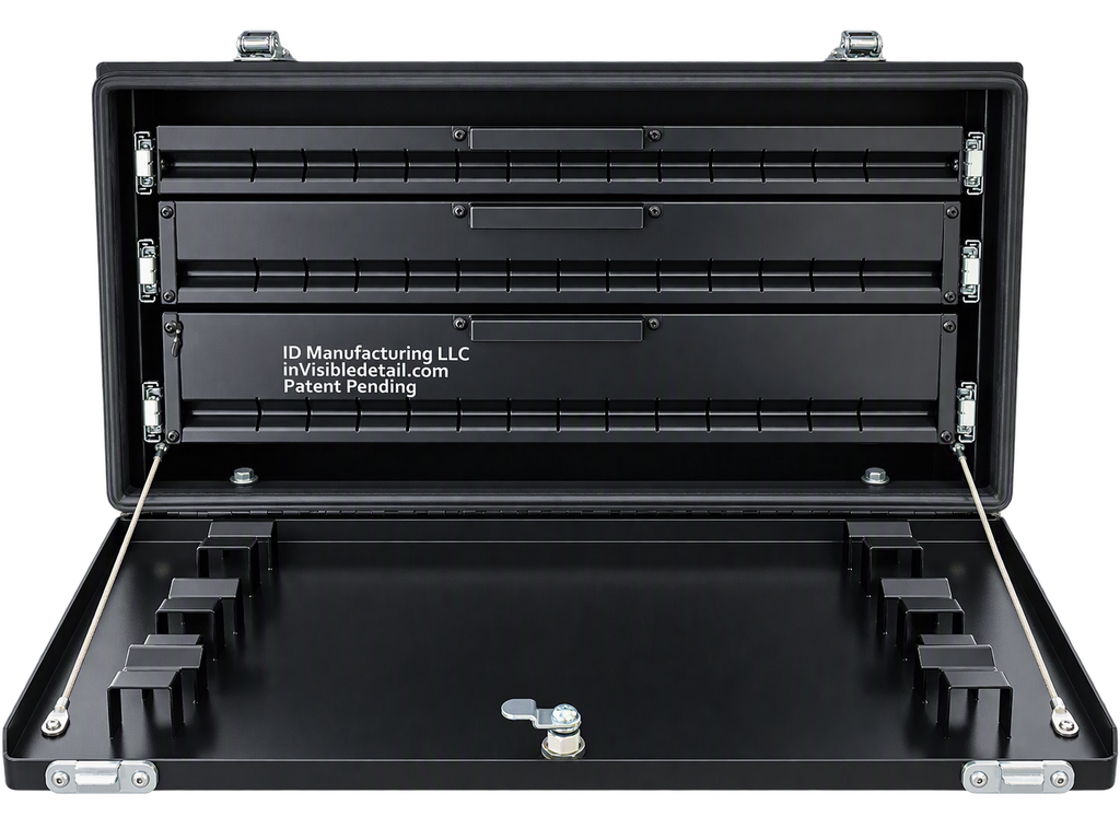 13" Tall Top Mount, 3 Drawer