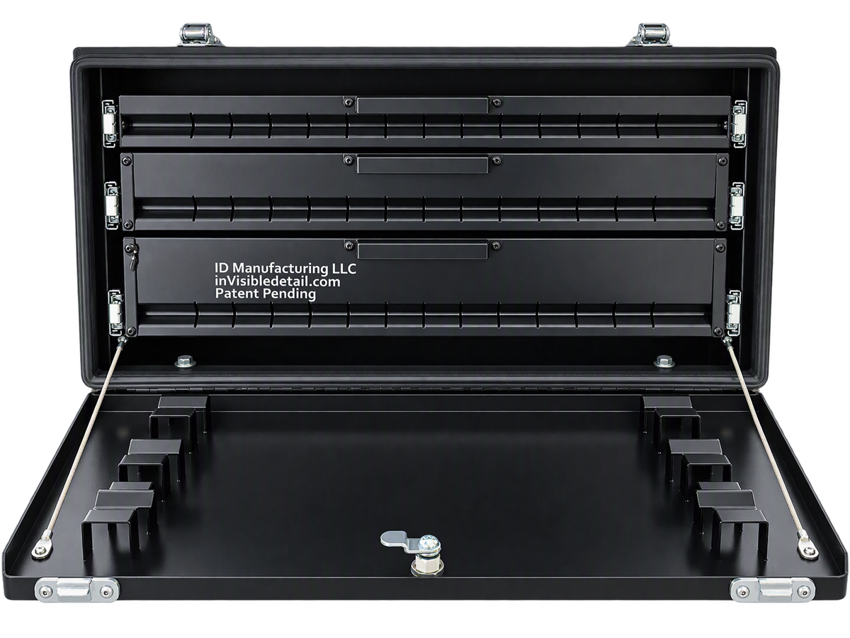 13" Tall Top Mount, 3 Drawer