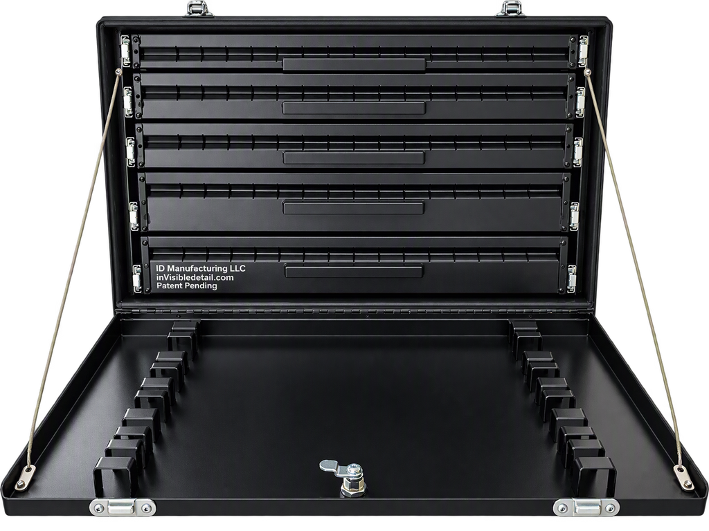18" Tall Top Mount, 5 Drawer