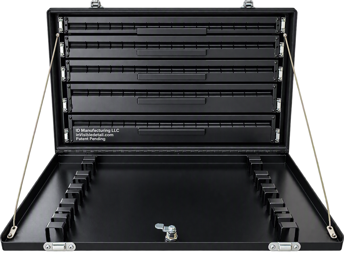 18" Tall Top Mount, 5 Drawer