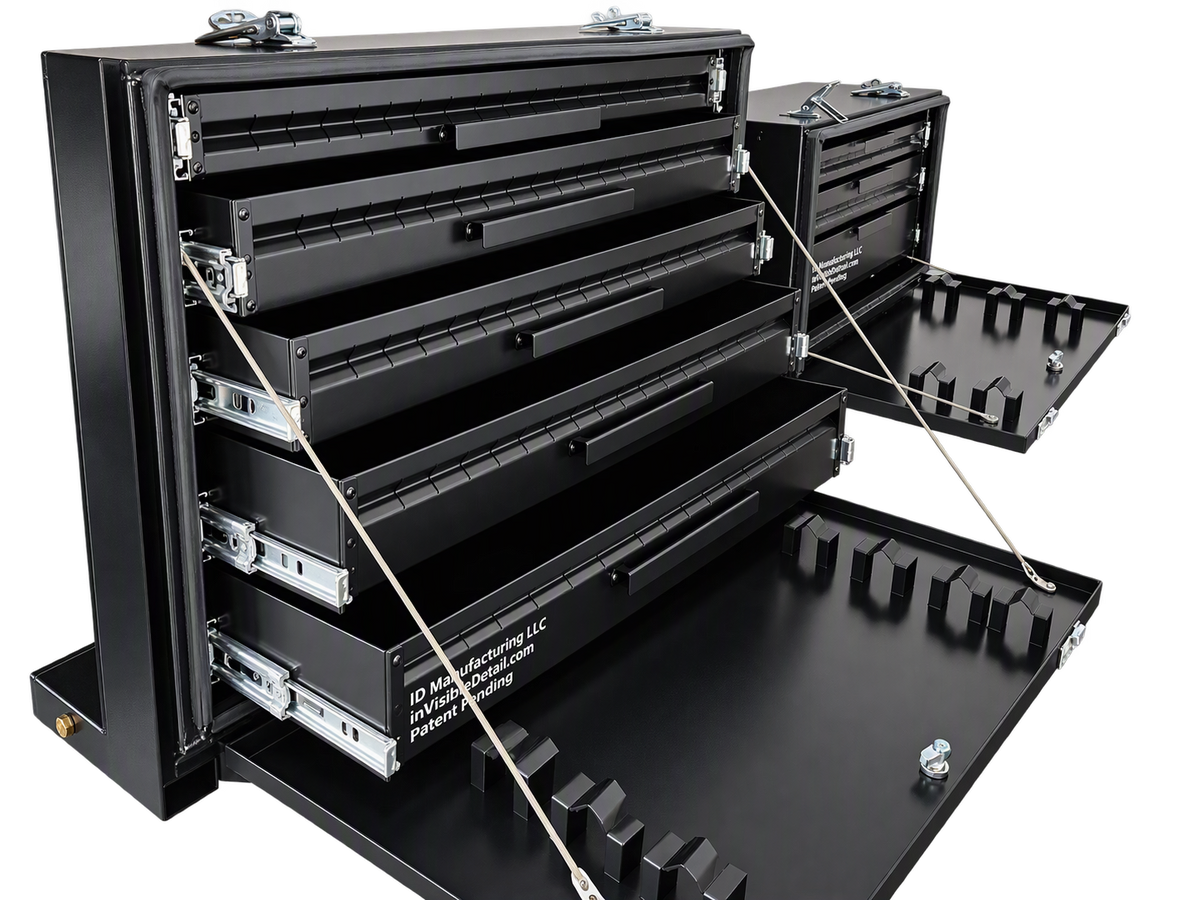 18" Tall Top Mount, 5 Drawer