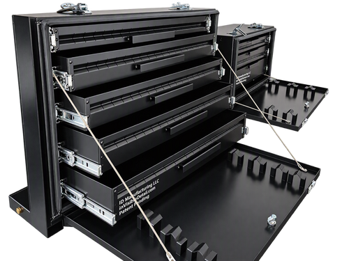 18" Tall Top Mount, 5 Drawer